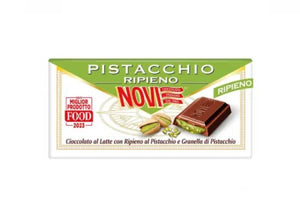 Milk Chocolate with Pistachio Filling Novi 100g
