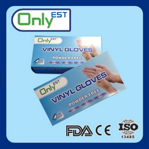 Onlyest vinyl gloves "non sterile - POWDERED - single use only " M"  - 100pc  *** OUT OF STOCK ***