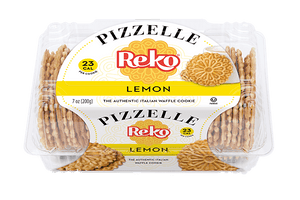 Pizzelle Reko "Lemon" Italian Waffle Cookie - 200g - PET