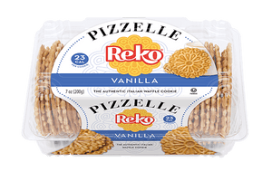 Pizzelle Reko "Vanilla" Italian Waffle Cookie - 200g - PET