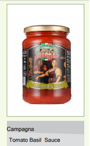 Tomato Basil Sauce from Salerno, 400 gr glass jar