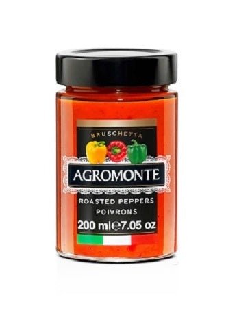 Agromonte Roasted Peppers Bruschetta - 250ml - ItalianMart