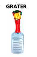 Amalfi Cheese Grater (Grattugia), CERAMIC HANDLE - ItalianMart
