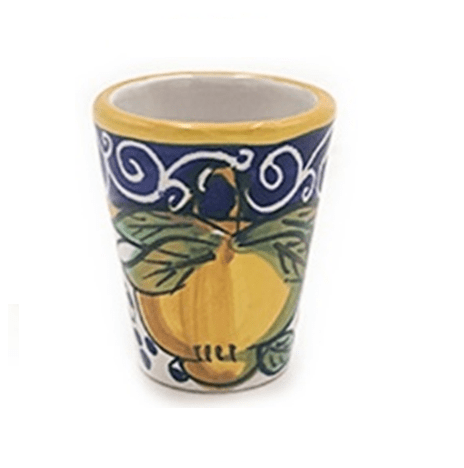 Amalfi Limoncello cup, Italian ceramic - ItalianMart