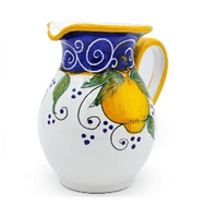 Amalfi Pitcher, Italian ceramic - ItalianMart