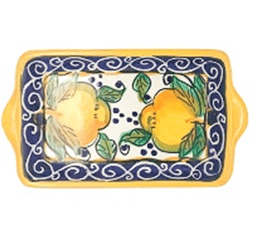 Amalfi Rectangular Tray 7 inch | Italian ceramic - ItalianMart