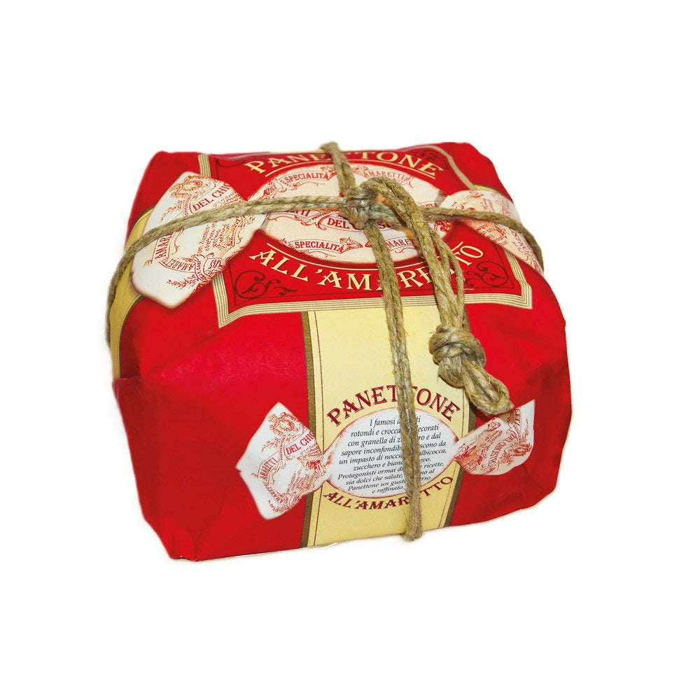 Amaretto Panettone Hand Wrapped 750g