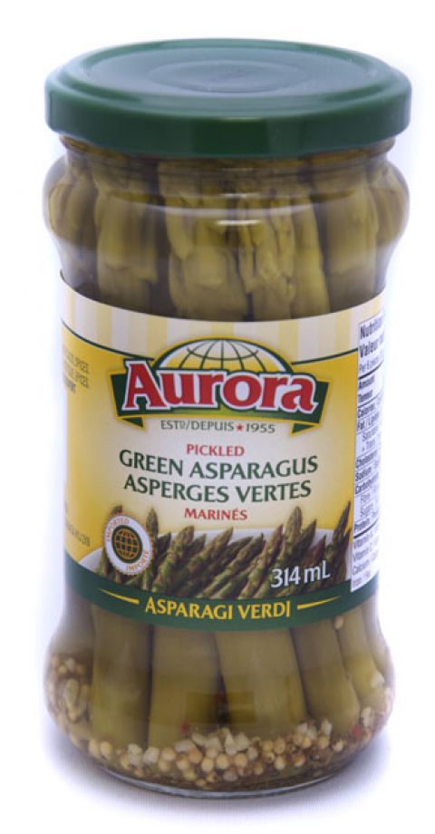 Aurora Seasoned Green Asparagus 314ml - ItalianMart