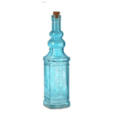 Blue glass bottle - ItalianMart