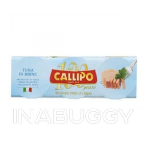 Callipo Solid Light Tuna "in Water" - 3 tins/80g each - ItalianMart