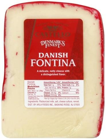 Castello Fontina Danish Cheese - 200g - ItalianMart