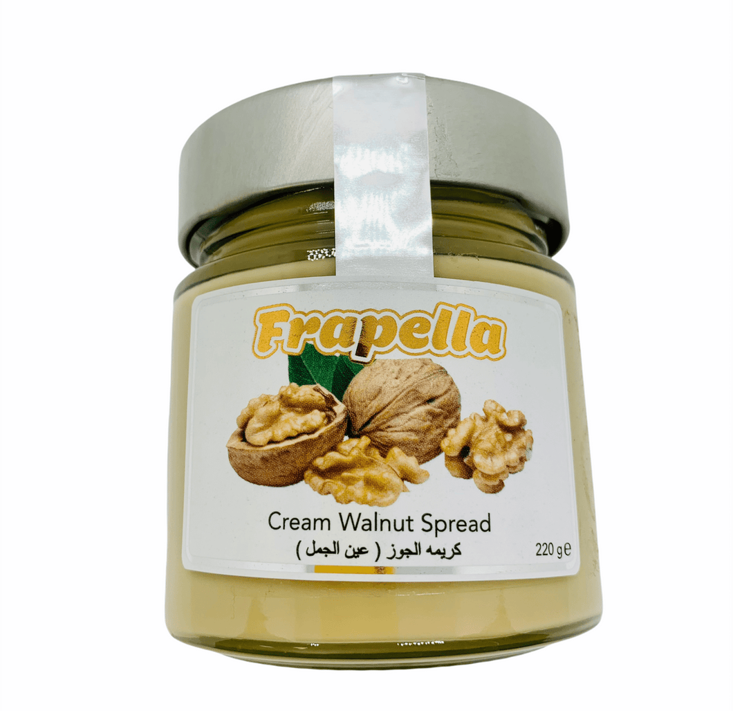 Cream Walnut Spread Glass Jar 220gr - ItalianMart