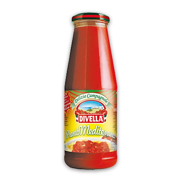 Divela Pronto Mediterrano Tomato Sauce With Pulp 720ml - ItalianMart