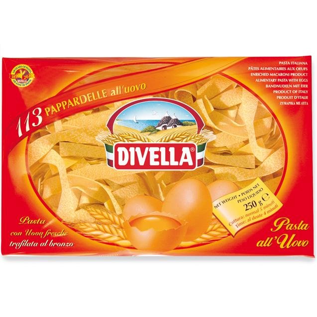 Divella Pappardelle Egg Pasta 250gr - ItalianMart