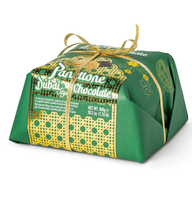 Dubai - style chocolate panettone | 800g - ItalianMart