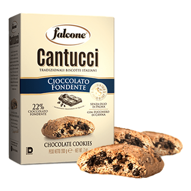 Falcone Cantucci D'Abruzzo with Chocolate 180g - ItalianMart