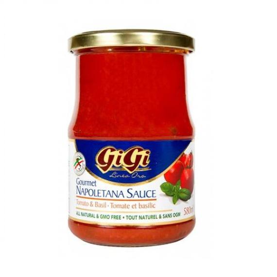 Gigi Gourmet Napoletana Sauce 580ml - ItalianMart