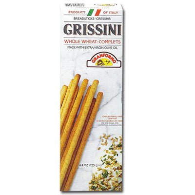 Grissini Whole Wheat Breadsticks 125gr - ItalianMart