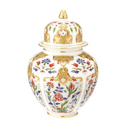 Hand painted porcelain Urn gold - ItalianMart