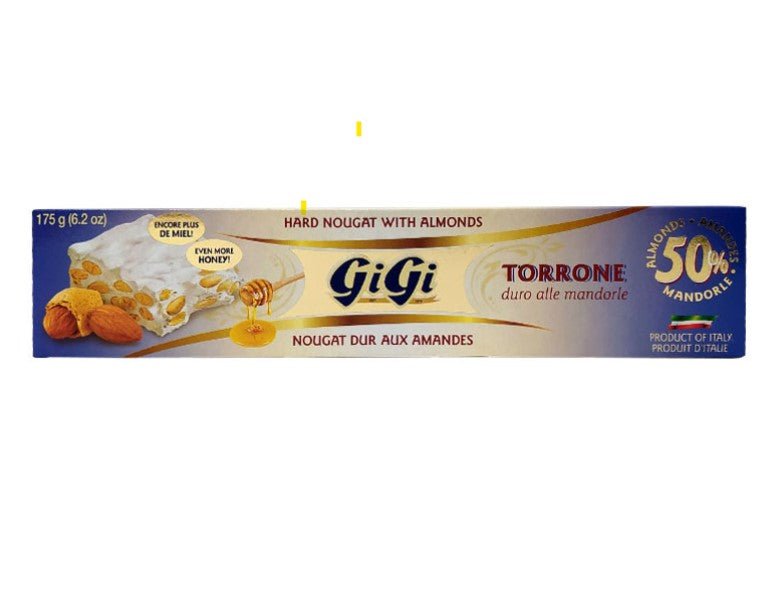 Italian Candy | GiGi Hard Almond Nougat | 175g - ItalianMart