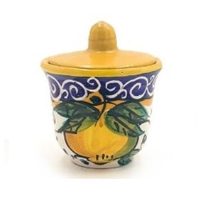 Italian ceramic | Sugar Jar | Amalfi | 1 - ItalianMart