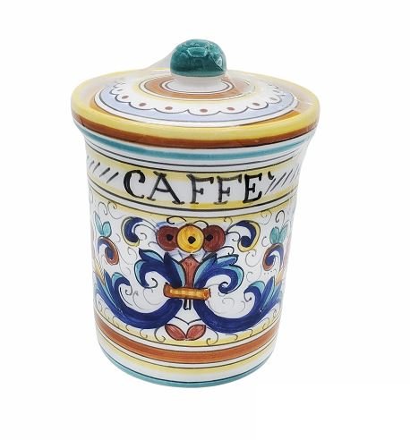 Italian kitchenware | Ricco Deruta | Coffee jar | 18 cm - ItalianMart