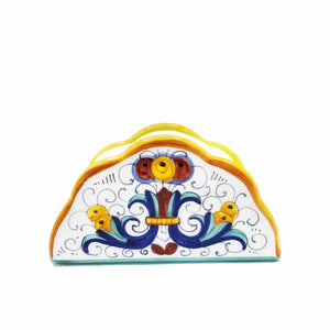 Italian kitchenware | Ricco Deruta | Napkin holder 14cm - ItalianMart