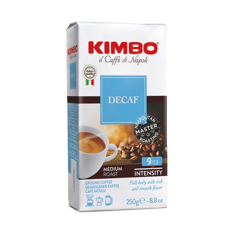 Kimbo Espresso Decaffeinated Ground Coffee 250gr - ItalianMart