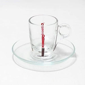 Kimbo Glass Espresso Cup (6/set) - ItalianMart