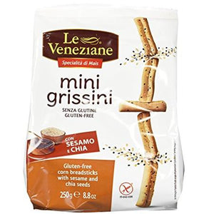 Le Veneziane Mini Grissini With Sesame And Chia 250gr - ItalianMart