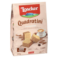 Loacker wafer | Quadratini Cappuccino | 250g - ItalianMart