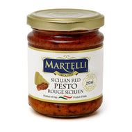 Martelli Sicilian (Red) Pesto 212ml - ItalianMart