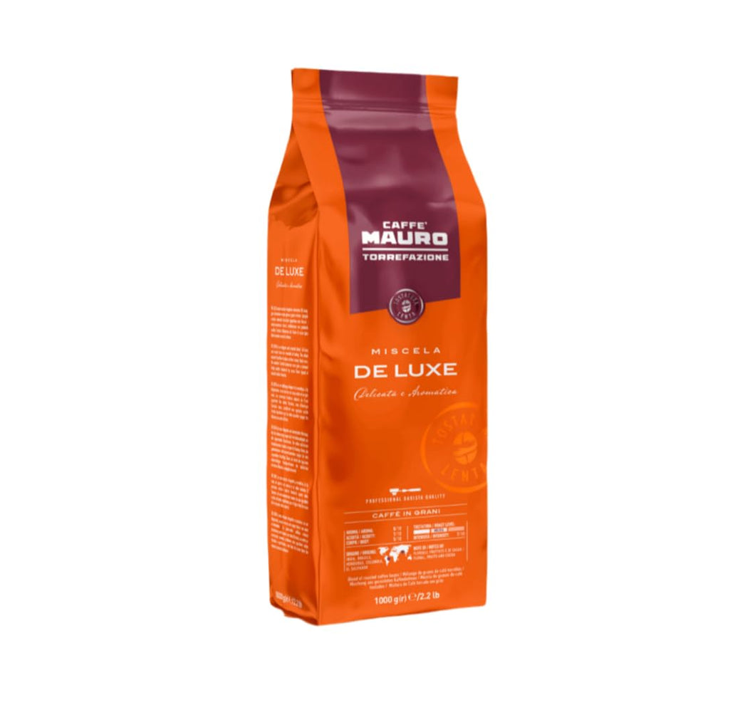 Mauro coffee | De Luxe | Italian Coffee Beans | 1000gr - ItalianMart