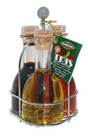 Montova Oil & Vinegar Trio ( 3 x 100ml ) Rack - ItalianMart