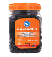 Natural Black Olives with oil (3XS) - 950g PET - ItalianMart