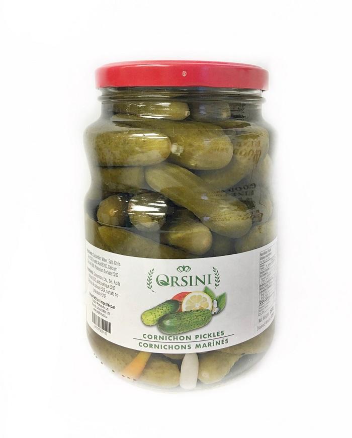 Orsini Cornichon Pickles 1500 ml - Glass Jar - ItalianMart