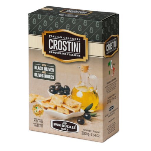 Pan Ducale Crostini with Black Olives 200g - ItalianMart