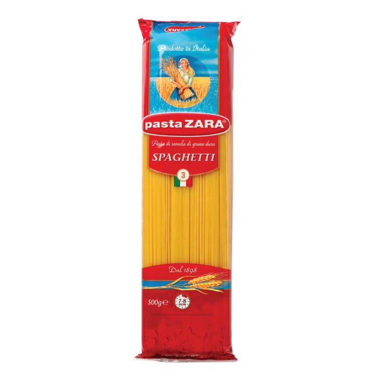 Pasta Zara Spaghetti Pasta 454gr - ItalianMart