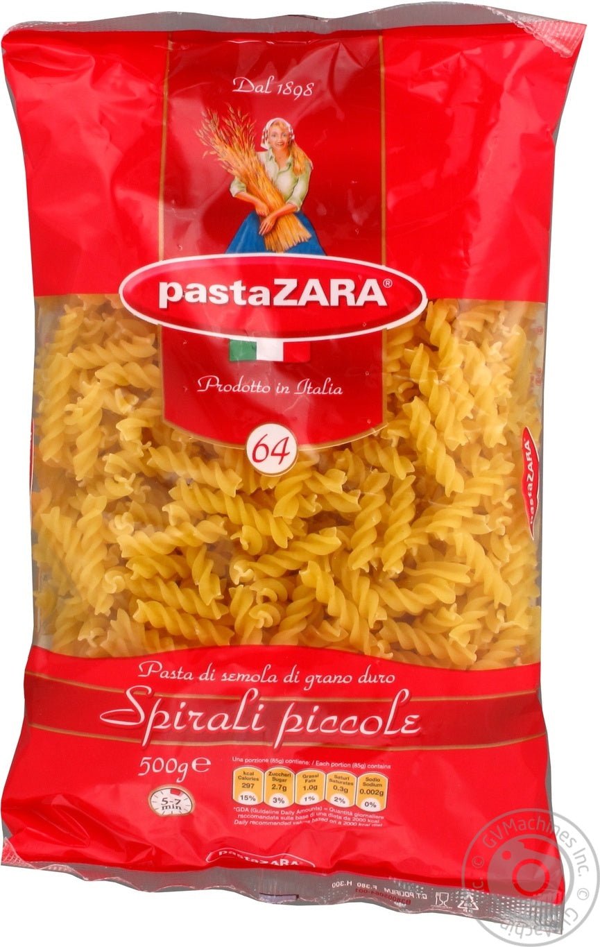 PastaZara Fusilli Pasta 454g - ItalianMart