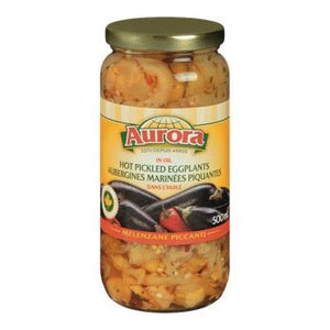 Pickled Eggplant | Hot | Aurora | 500ml - ItalianMart