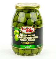 Pitted Castelvetrano Green Olives | 1L - ItalianMart