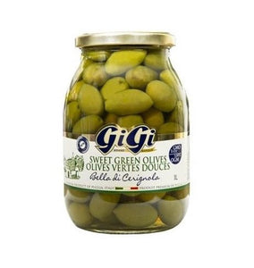 Sweet Green Olives | Gigi | 1L - ItalianMart