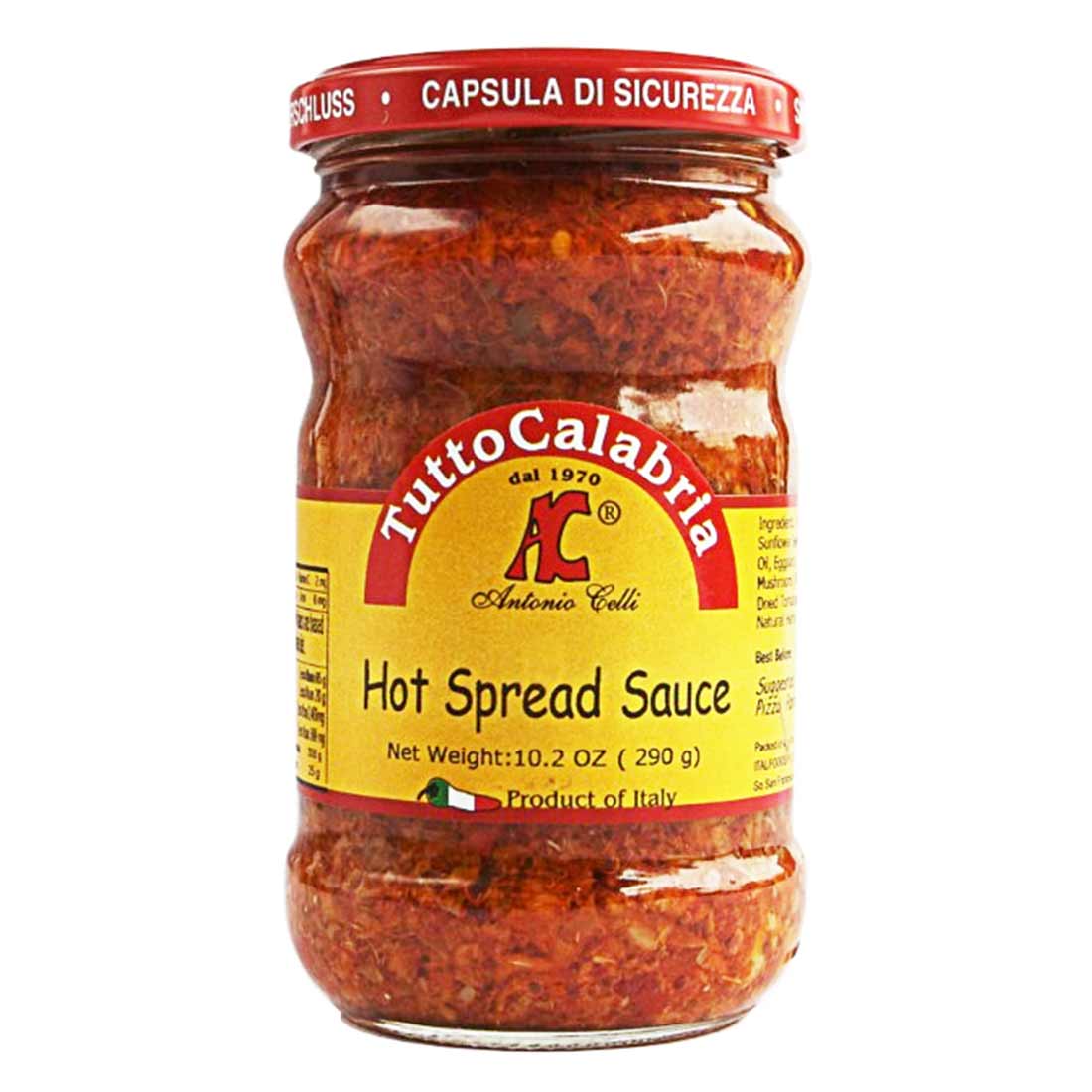 Tutto Calabria | Hot Spread Sauce | 290gr - ItalianMart