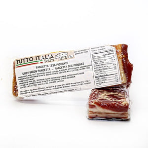 Tutto Italia "Spicy" Flat Pancetta - 280gr - ItalianMart