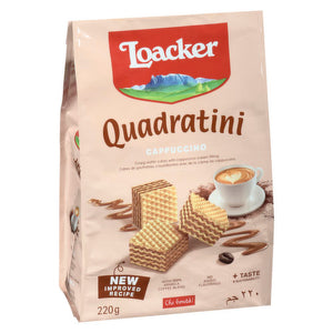 Loacker wafer | Quadratini Cappuccino | 250g