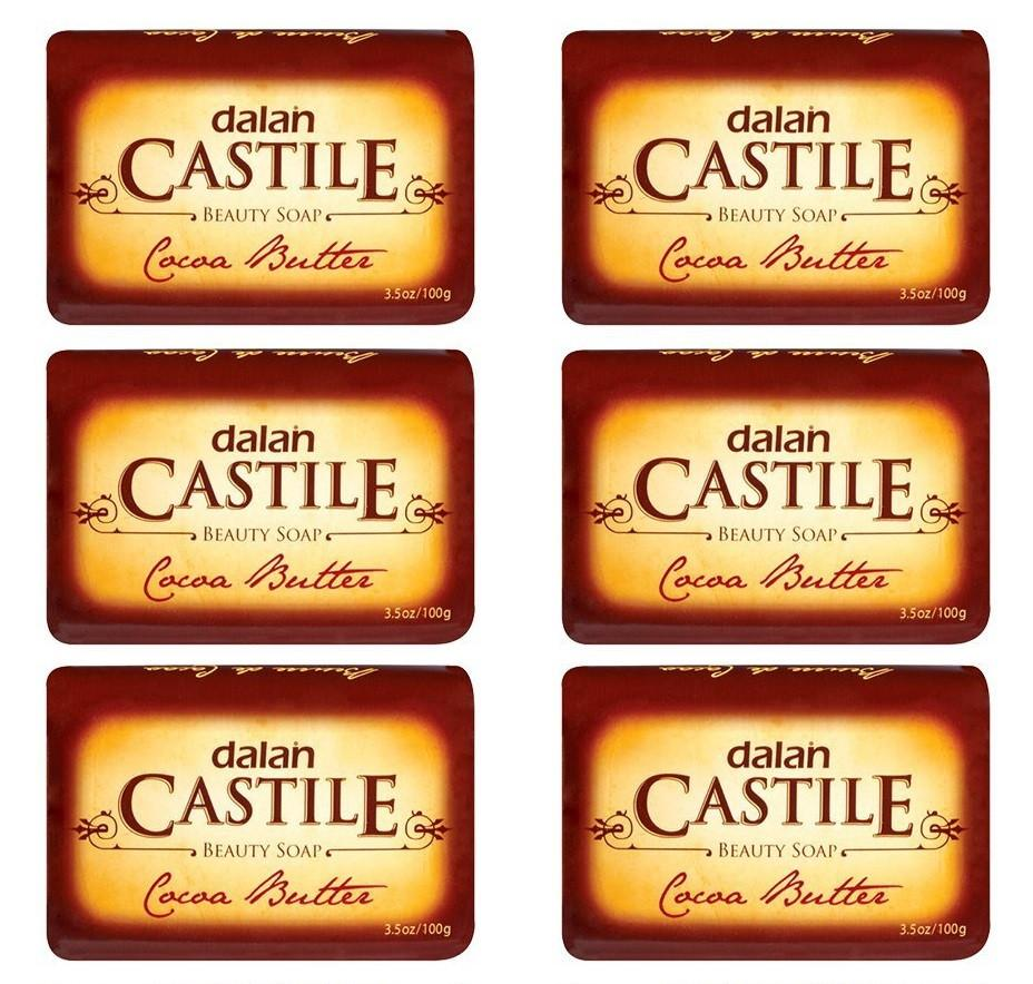 Dalan Castile Beauty Soap - Cocoa Butter(6 pack) - 6X100g
