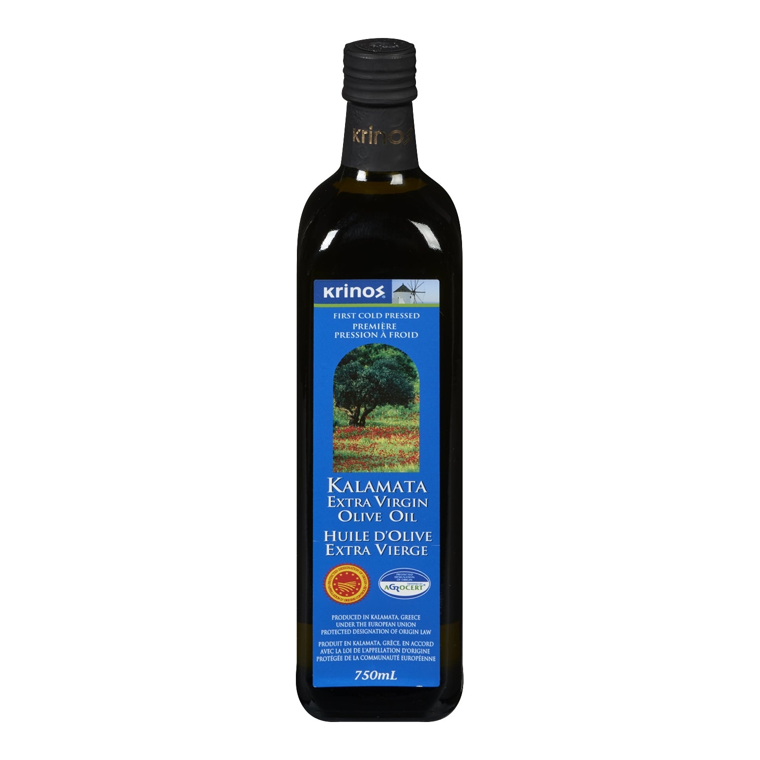 Krinos Kalamata Extra Virgin Olive Oil- 750 ml