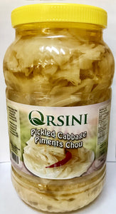 Orsini Cabbage Pickles " Lahana Tursusu - PROBIOTIC " - "1.5kg"  & "3kg" variations - PET - Turkish Mart 