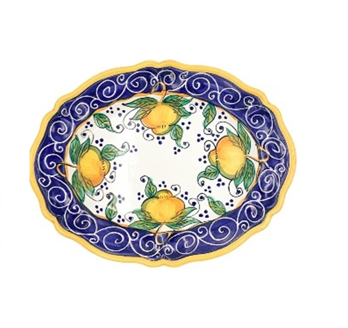 Amalfi Oval Serving Dish Medium | Italian ceramic