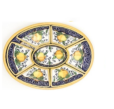 Amalfi Giant Appetizer Plate | Italian ceramic